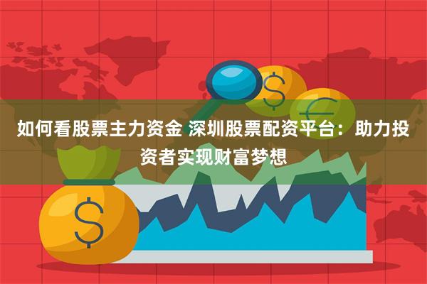 如何看股票主力资金 深圳股票配资平台：助力投资者实现财富梦想